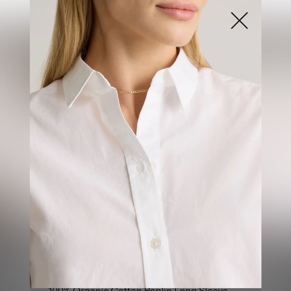 Quince 100% Organic Cotton Poplin Shirt, NWT, Various - Picture 12 of 15